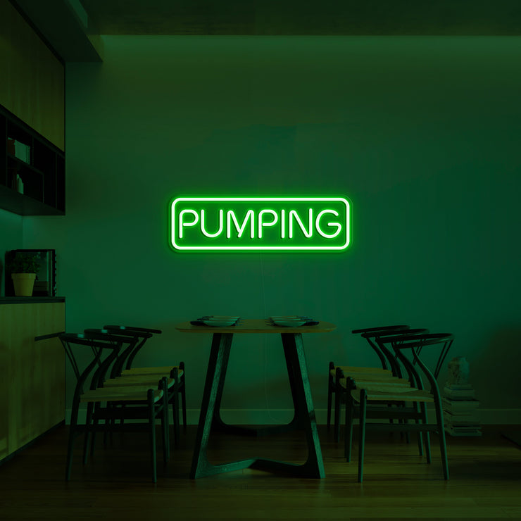 'Pumping' Neon Lamp