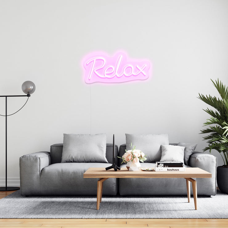 Relax' LED Neon Sign