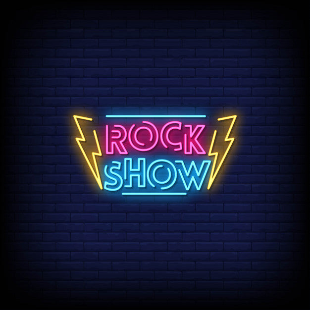 Rock Show Neon Sign - Pink Neon Sign