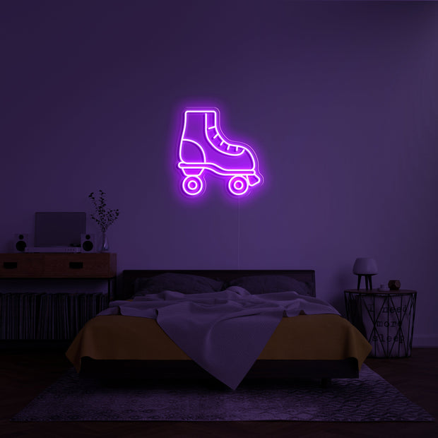 'Roller skates' LED Neon Sign