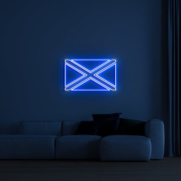 'Scotland Flag' LED Neon Sign