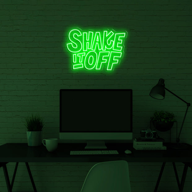 'Shake it off' LED Neon Sign