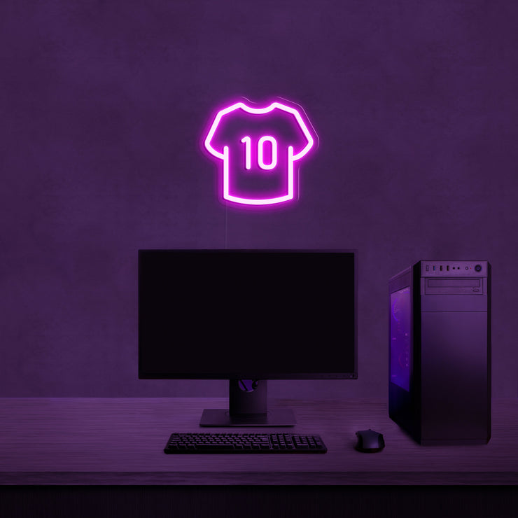 'Shirt nÂº10' LED Neon Lamp