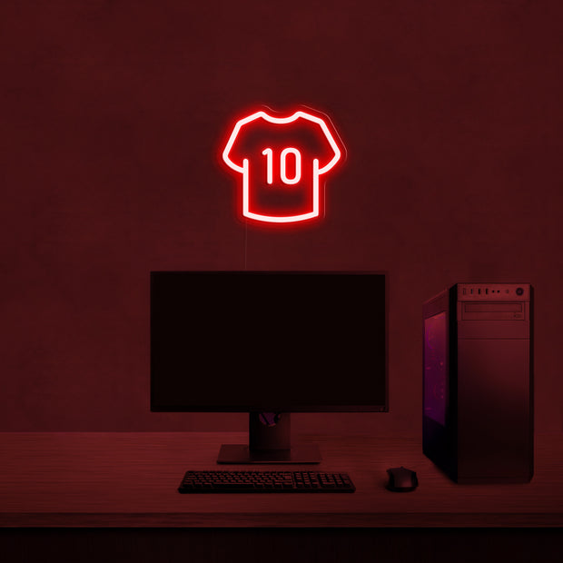 'Shirt nÂº10' LED Neon Lamp