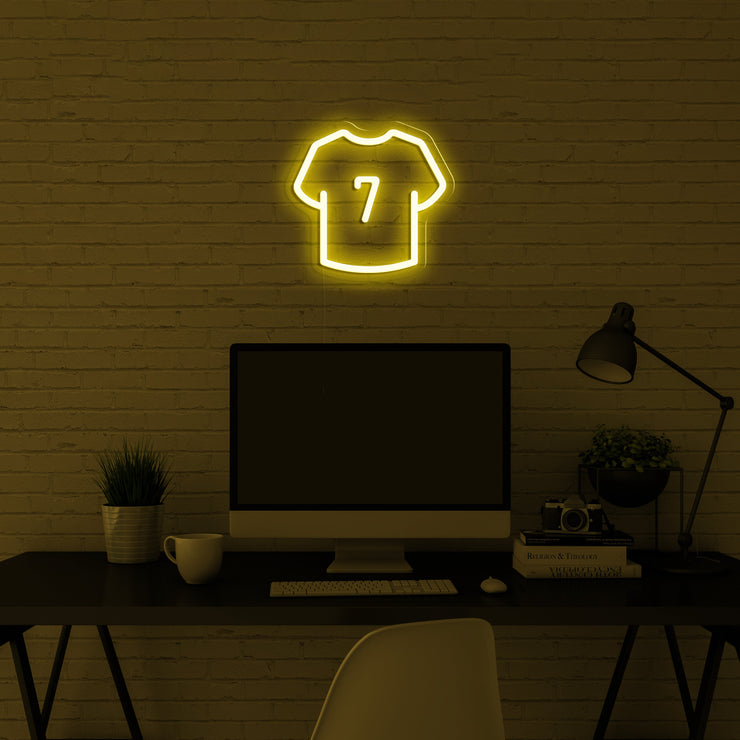 'Shirt nÂº7' LED Neon Lamp