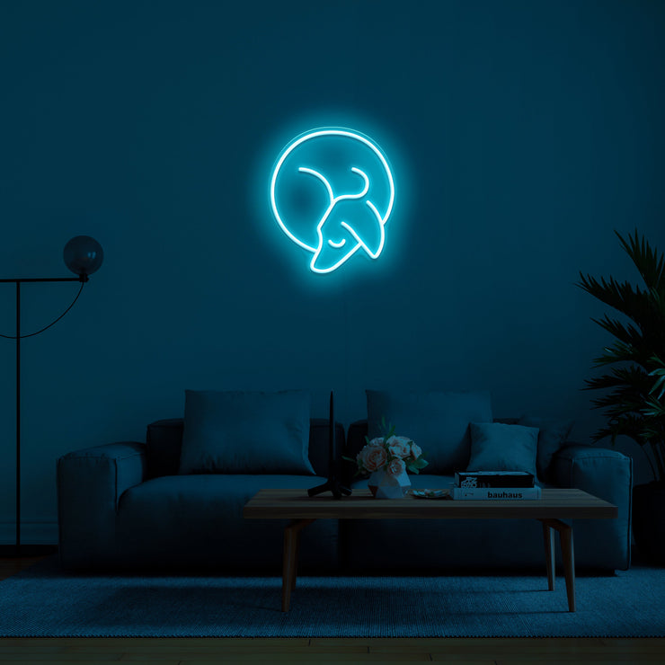 Sleepy Dog' Neon Sign