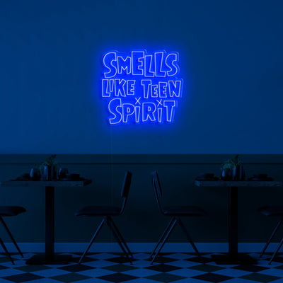 'Smells like teen spirit' LED Neon Sign