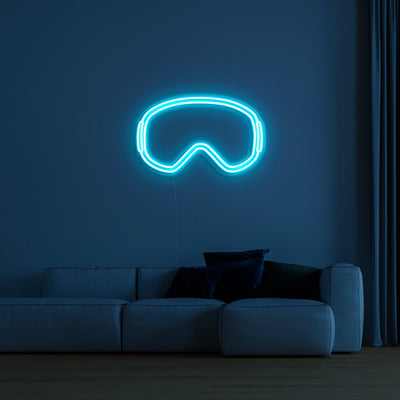 'Snowboard Goggles' LED Neon Sign