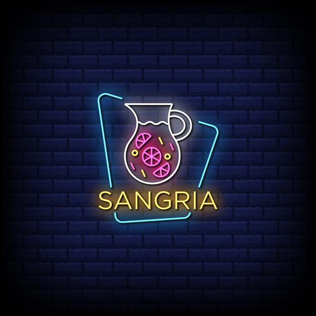 Spanish Sangria Neon Sign