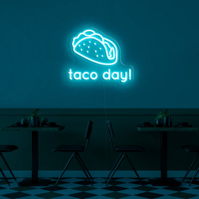Taco Day' LED Neon Sign