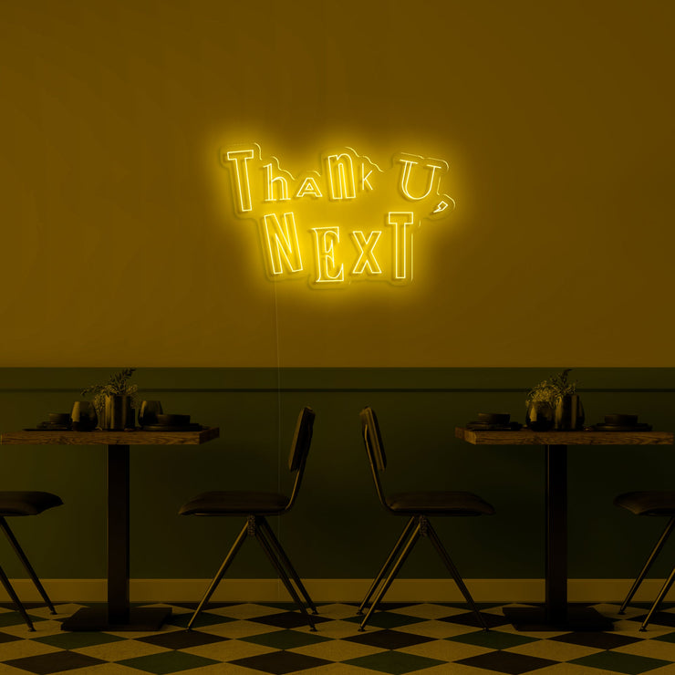 'Thank u, next' LED Neon Verlichting