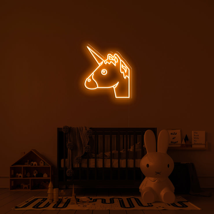 UnicornHead' Neon Sign