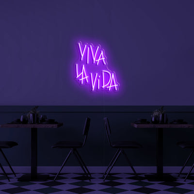 'Viva la vida' LED Neon Sign