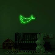Whale' Neon Sign