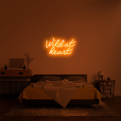 Wild at heart' LED Neon Sign
