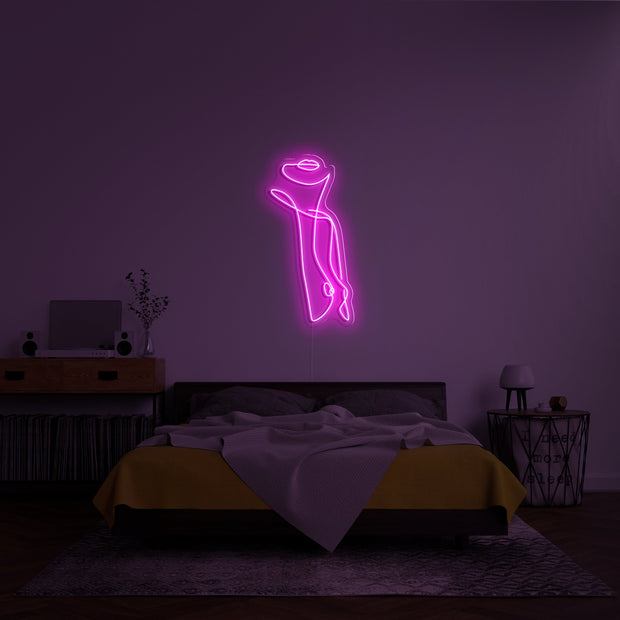 'Woman body' Neon Verlichting