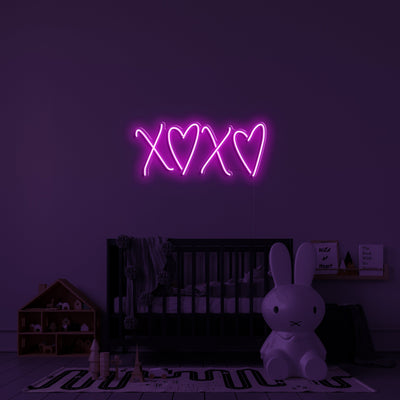 'XOXO' LED Neon Sign