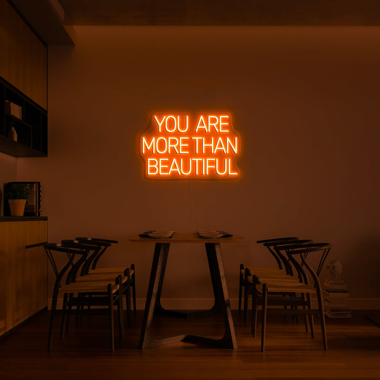 You are more than beautiful' LED Neon Verlichting
