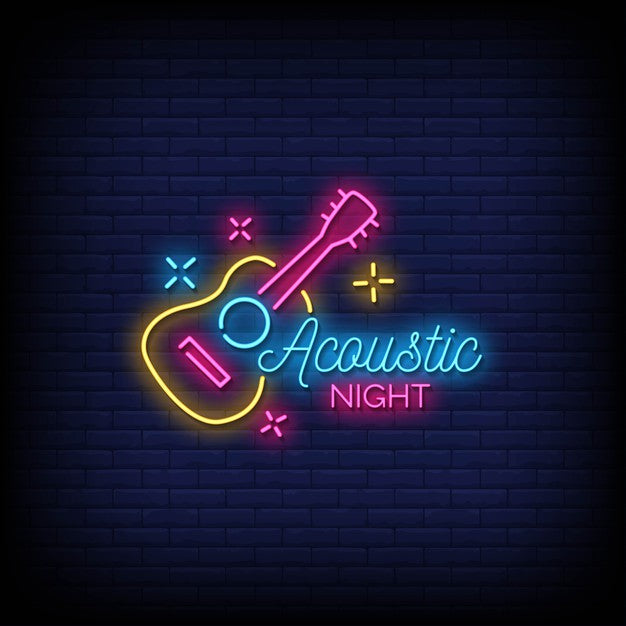 Acoustic Night Neon Sign