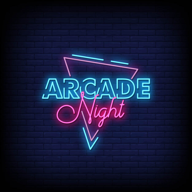 Arcade Night Neon Sign