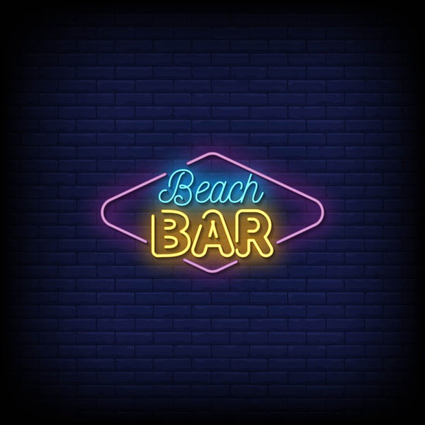 Beach Bar Neon Sign