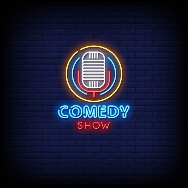 Comedy Show Neon Sign