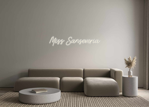 Custom Neon: Miss Sanseveria