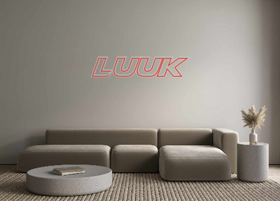 Custom Neon: Luuk