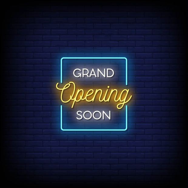 Grand Opening Soon Neon Sign