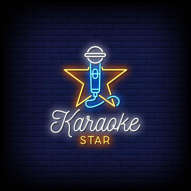 Karaoke Star Neon Sign