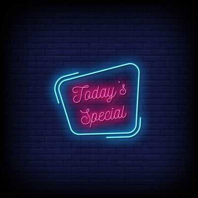 Today's Special Neon Sign